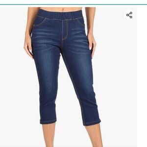 NEW Capri Jeans - Skinny crop denim jegging real pockets - Stretch pull …